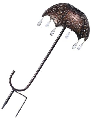 BAZEITFLOW Solar Light Umbrella Shape Solar Garden Lights Outdoor Rainproof Landscape Lamp with High Brightness LED Chip Energy Saving Decorative Pathway Lighting