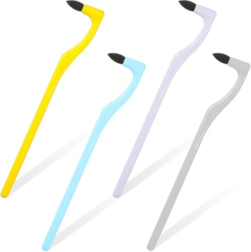 4Pcs Teeth Stain Remover, Teeth Cleaning Plaque Removal Tooth Stain Eraser, Professional Tartar Remover for Teeth Cleaning Tools, Whitening Toothbrush for Adult Oral Care