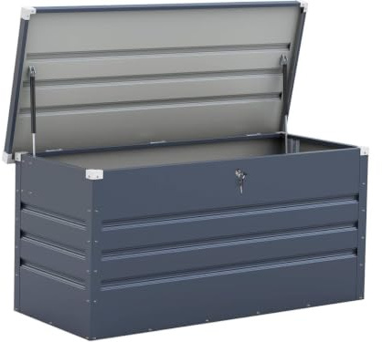 Gartenbox aus Metall Store - 680 l - 165 x 69 x 60 cm - Grau