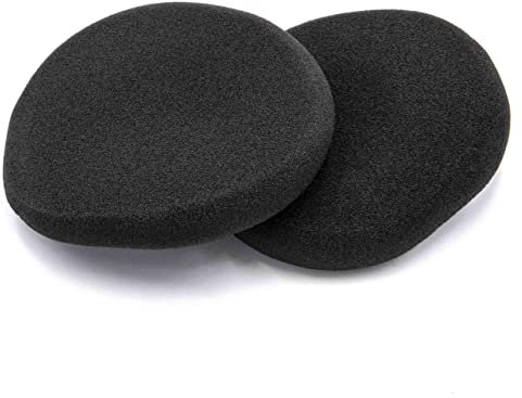 vhbw Ohrpolster Ersatz Polster kompatibel mit Logitech H800 Kopfhörer Headset, schwarz