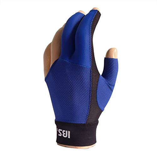 Manuel Gil Handschuh Billard IBS Glove Gold Mesh Blue