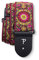 Perri's Leathers Ltd. - Gitarrengurt - Nylon - Jacquard - Mandala - Bordeaux - Einstellbar - Für Akustik-/Bass-/Elektrogitarren - Hergestellt in Kanada (TWS-7140)