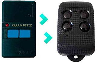 Mando De Garaje HR AQ2640F4 Compatible CLEMSA TX2 y CLEMSA TX1