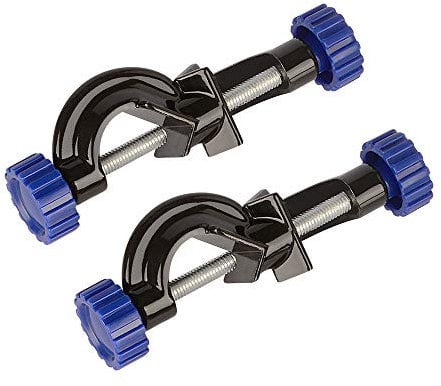 Labasics 2er-Pack Labor Cross Clamp, Verstellbare Bosshead Klemm Halter, Labor Cross Clamps Grip Support Halter, Aluminium-Legierung Körper, bis zu 16mm Stangen für den Laborgebrauch