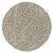 Teppium Moderner Hochflor Teppich Wohnzimmer 160 cm Rund Natur - Shaggy Flauschiger Teppich, Extra Weich, Pflegeleicht und Einfarbig - für Schlafzimmer, Küche und Esszimmer