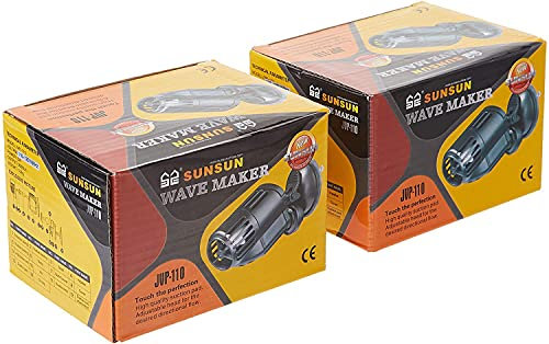 JVP-110 528 GPH Mini Aquarium Pompe de circulation Wavemaker Powerhead w/ventouse 2 pack