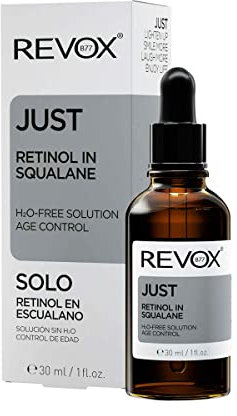 REVOX B77 Just Retinol in Squalane, 30 ml, Retinol-Serum in Squalan, feuchtigkeitsspendend, reduziert Falten und feine Linien, fördert die Erneuerung der Haut, verbessert Textur und Elastizität