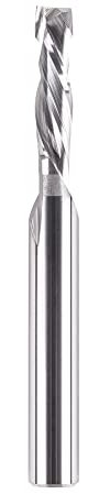SpeTool Spiralfräser 8mm Schaft Kompression 6mm Schnittdurchmesser 24mm Schnittlänge Nutfräser CNC Fräser für Oberfräse Spiralnutfräser Langlochfräser Holz Holzfräser VHM Schaftfräser Router Bit