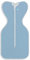 Love To Dream Swaddle Up, Baby Schlafsack 3,5-6 kg, Blau, Neugeborene Essentials, eng anliegende Passform für bequemen Schlaf, 1.0 TOG, ideal für 20-24 °C, maschinenwaschbar Baumwolle
