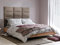 Vente-unique Wandpaneel Bettkopfteil - Samt - 180 cm - Beige - BONTE