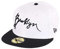 New Era Brooklyn White Saint Black Black 59Fifty Cap - 7 3/8-59cm (L)