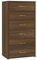 vidaXL Sideboard mit 6 Schubladen Kommode Anrichte Schrank Beistellschrank Mehrzweckschrank Schubladenschrank Braun Eichen-Optik 50x34x96cm Holzwerkstoff