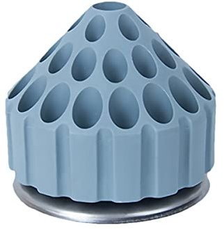 TEHAUX Tool Chest Magnetic Holder Drill Bit Case Drill bit Box Empty Drill bit Storage case bit Buddy 35 Hole Storage Plastic Storage Box Wrench