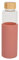 Sema Design - Colorada Gourde Réutilisable Bouteille en Verre - 550mL - Bouteille d’eau en verre avec housse en silicone (Fuchsia)