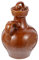 BESTonZON Cruche d'argile Pichet en Céramique Carafes à Boissons Bouteilles d'eau Pichet De Thé Glacé Pot De Poterie Pot De Vin d'argile Pichet en Terre Cuite Vernissée Ancien Cruche De Vin