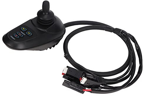 Wheelchair Controller Replacement, 360 Degree Rotation IPX5 DC 24V Wheelchair Joystick Controller for Entertainment Equipment