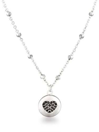 Schöner-SD Herzkette 925 Silber Kette mit Herz-Anhänger