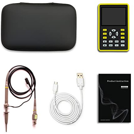 Tragbares Mini-Oszilloskop 5012h Oszilloskop Kit mit 100MHz Bandbreite 500MS/s Rate Digitales Oszilloskop USB Digitales Oszilloskop Kit Digitales Oszilloskop 100MHz