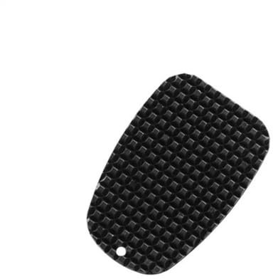 hgudyr Fuß-Verbreiterung Ständer Platte 1 Stücke Schwarz Universal Motorrad Kunststoff Seitenständer Moto Bike Ständer rutschfeste Platte Seitenverlängerung Unterstützung Fußpolster Basis