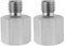 LT Easiyl 2 Stück weiblich 10 mm auf männlich 8 mm Schraubgewinde-Konverter-Adapter 304 Edelstahl Sechskant Bolzen Adapter Gewindestange Reduzierstück