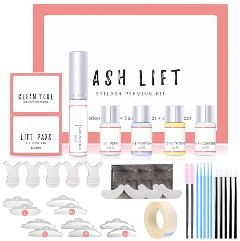 Wimpernlifting Set, 2025 Aktualisiertes Lash Lifting Set, Sicherheit Wimpernwellen Starter Kit, Natürliche & Dickere Lash Lift Kit, Semipermanentes Curling Wimpern Dauerwellen Set, Leicht Zu Bedienen
