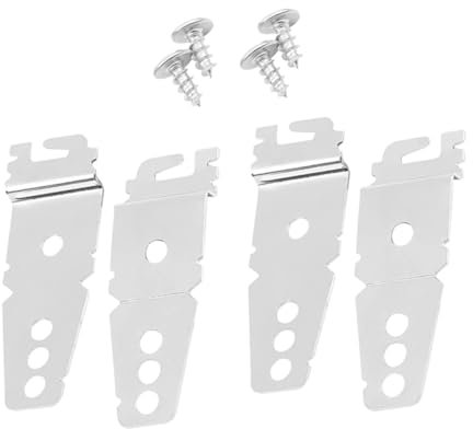 CONGARTENO 4piezas Soporte Para Lavavajillas Kit De Instalación Clips De Montaje De Instalar y Compatible De Electrodomésticos