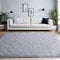 BEIMO Hochflor Teppich Flauschig Grau Teppich Wohnzimmer 140x200 Teppiche Schlafzimmer Anti-Rutsch Bettvorleger Teppiche Weich rutschfest für Kinderzimmer
