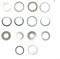 Allthingstore 10pcs CircularSaw Ring For Saw Blade Reduction Ring Multi size Saw Blade Bushing Blade Adapter Ring, Reduction Ring(25.4-20mm)