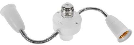 Artibetter E27 Mehrfach Lampenfassung Adapter Mit Flexibler Schlauchverlängerung Dreifach Und Vierfach Lampenhalter Für Individuelle Lichtgestaltung Ideal Für DIY Beleuchtungslösungen