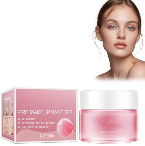 Grundierung Make-Up, Gel-Creme Make-Up Basis Porengrundierung Gel Creme Pore Primer Cream Pore Filling Cream, Volle Deckung Gleichmäßiger Hautton Leichtes Glatte Für Feine Linien