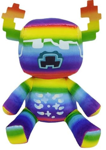 Stofftier Plüschtier, Creeper Plüsch, Cartoon Kuscheltier, Warden Plüsch Spielzeug, Charaktere Puppe zum Thema Spiel, Geschenk für Kinder Jungen und Mädchen 25 cm