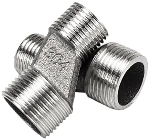 Riduzione filettata maschio 1/2 x 3/4 for tubo doccia da bagno, gambe del cane, nipplo eccentrico for rubinetto(201(50mm))