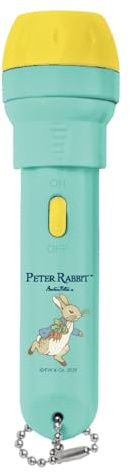 Trousselier - Lámpara de bolsillo Pierre Lapin, proyector de historia para niños - Linterna con historia para niños Peter Rabbit - Juguete desde 3 años - 3 discos con imágenes e incluye pilas