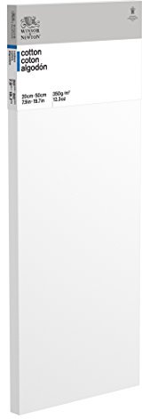 Winsor & Newton 6201058 - Keilrahmen Classic 3-fach grundiert 350 g/m², Leistendicke 19 mm, Baumwolle - 20 x 50 cm