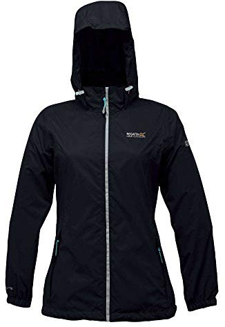 Regatta wasserdichte Damen Outdoor Regenjacke - Alle Größen, Schwarz, 48