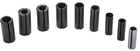 9pcs Brocas de remolque para colete, adaptador de fresado de fresado para herramientas de carpintería