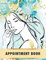 Appointment book: undated beauty parlor, nail salon, spa owner gift, client booking scheduling, with 30 minutes intervals, starting at 8.00am through to 9pm, Monday to Sunday