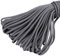 King of Trade Paracord 550 Fallschirmschnur Schnüre Nylonleine 4 mm stark, 5 m lang Farbe grau
