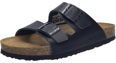 Josef Seibel Damen Sandaletten Hermine 01, Frauen Sandalen,Weite G (Normal),Sommersandalen,bequem,flach,Sommerschuhe,schwarz,36 EU