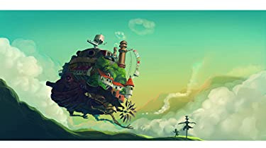 Howl's Moving Castle Poster, Wandkunst, Heimdekoration, 40 x 50 cm