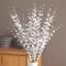 OUKEYI Künstliche Jasminblüten mit langem Stiel, 8 Stück, 75 cm lang, künstlicher Jasmin, für Hotel, Zuhause, Büro, Küche, Schlafzimmer, Hochzeit, Party, DIY-Dekoration (weiß)