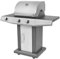 Leepesx Gasgrill BBQ Grill 2 + 1 Brenner, Weber Grill, Grill Gas, Kombigrill, Grill Für Balkon, Gasgrill Balkon, Gasgriller, Campinggazgrills, Schwarz und Silbern