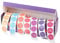 Loveria Chakra Sticker - 500 Stück selbstklebende Yoga Aufkleber, 7 Motive - Energie Sticker für Tagebuch, Geschenke, Briefe - je Farbe 72 Stück, 1,5cm breit