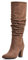 WHITE MOUNTAIN Compassione, Stivali ad Altezza Ginocchio Donna, Camoscio Marrone Scuro, 39.5 EU