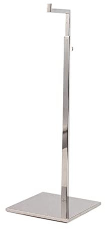 Amagogo Espositore per Regolabile in Altezza, a Tracolla Portafoglio Portamonete Gancio per Esposizione di stoccaggio Appendiabiti da, Specchio d'Argento