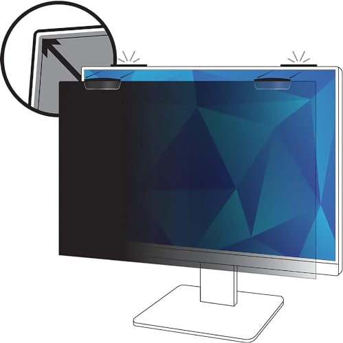 3M - Blickschutzfilter für Bildschirme - entfernbar - magnetisch - 61 cm (24)