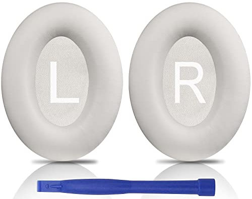 SOULWIT Cuscinetti Auricolari Di Ricambio Per Bose QuietComfort 45 (QC45)/QuietComfort SE(QC SE)/New Quiet Comfort Wireless Cuffie Over-ear, Con Pelle Proteica Più Morbida, Con Isolamento Acustico
