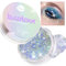 7DAYS Face Glitter for Make Up | Holographic Silver Hair & Eye & Lip Glitter Gel | Face Paint & Body Shimmer Glitter | Chunky Glitter Top for Eyeshadow Used Without Glue Skin for Kids Makeup, 25g