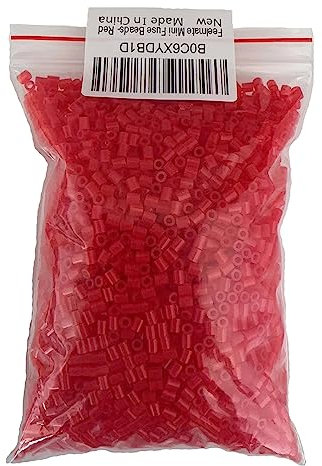 Feelmate Mini Fuse Beads Kit 5,000 pcs 2.6mm Tiny Fuse Beads Kit Iron Beading Craft Set