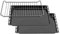 ICQN Backblech 422x370x 30 mm tiefe mit Backofenrost (422x30 doppelt set mit gitter)